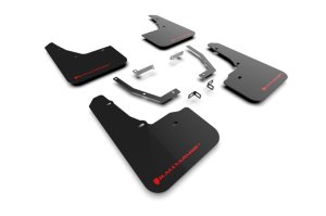 Subaru Forester Mud Flap Kit - Rally Armor - UR Blk Flap/Rd Logo - Black/Red Logo - `25-`27